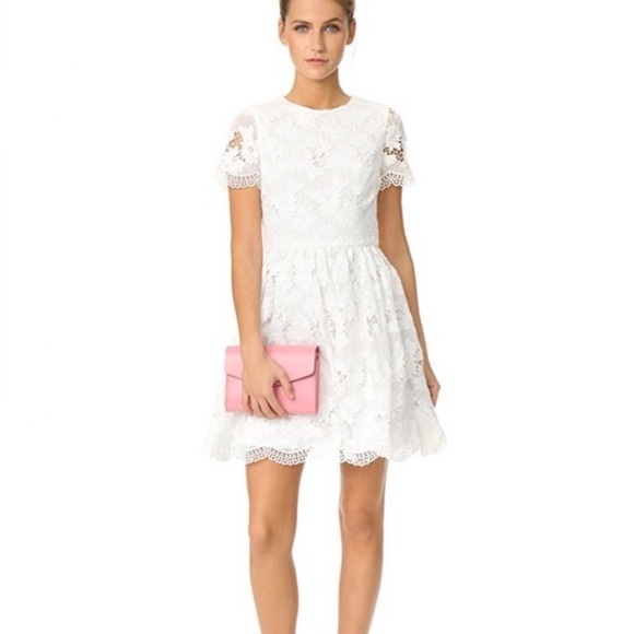 Alice + Olivia Karen Lace Mini Dress size 8 - Picture 2 of 11